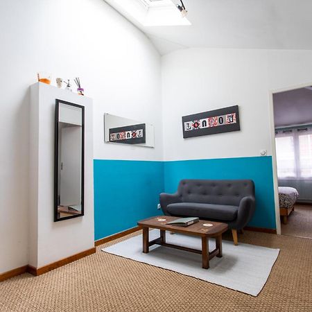 T2 Toulouse 40M2, Lit Queen Size, Climatisation, Quartier Sympa, Terrasse Exterior photo