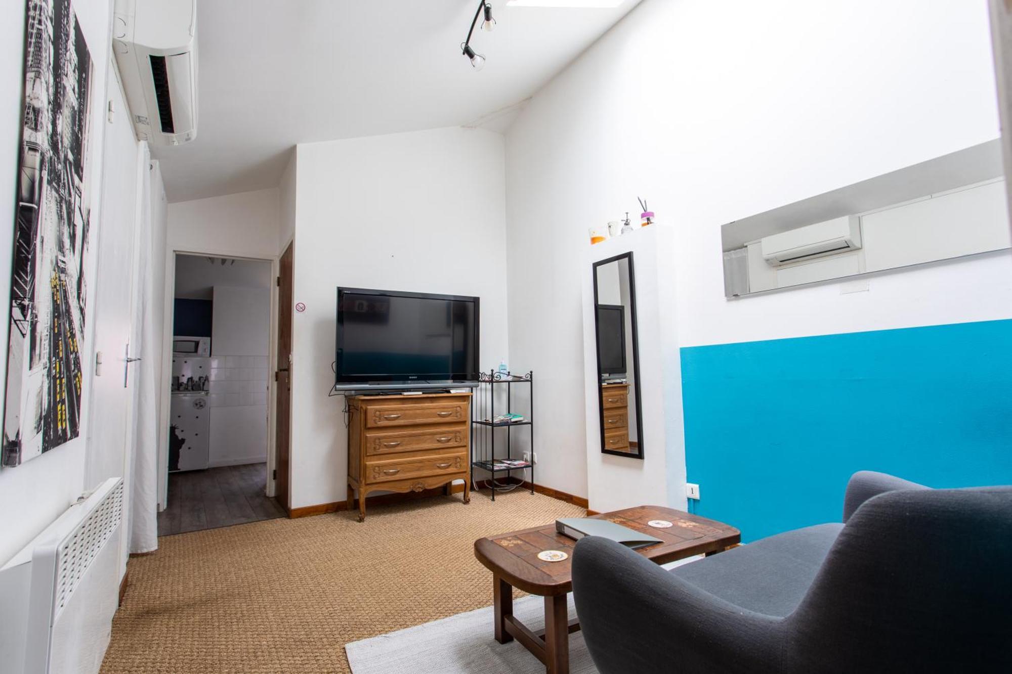 T2 Toulouse 40M2, Lit Queen Size, Climatisation, Quartier Sympa, Terrasse Exterior photo