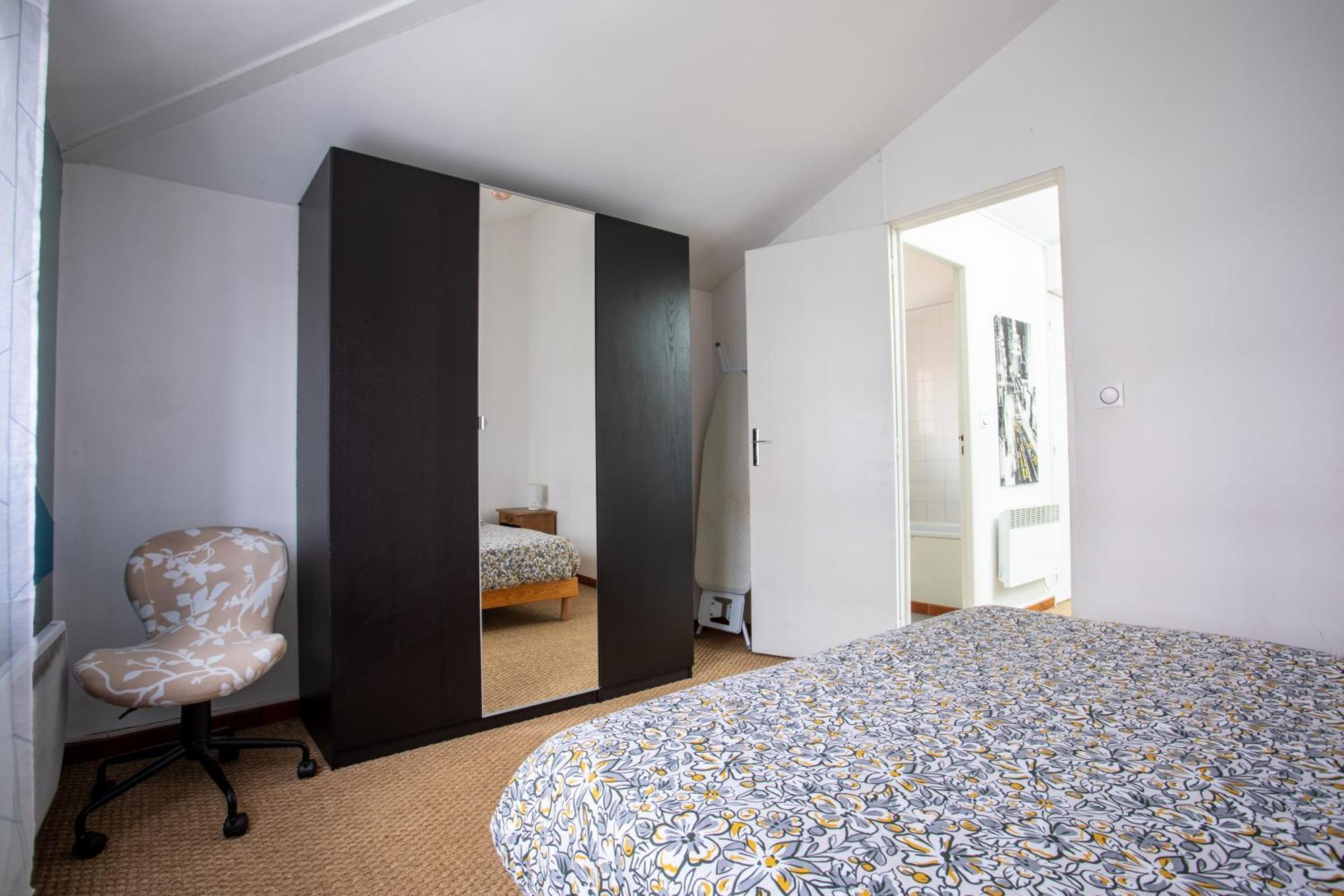 T2 Toulouse 40M2, Lit Queen Size, Climatisation, Quartier Sympa, Terrasse Exterior photo